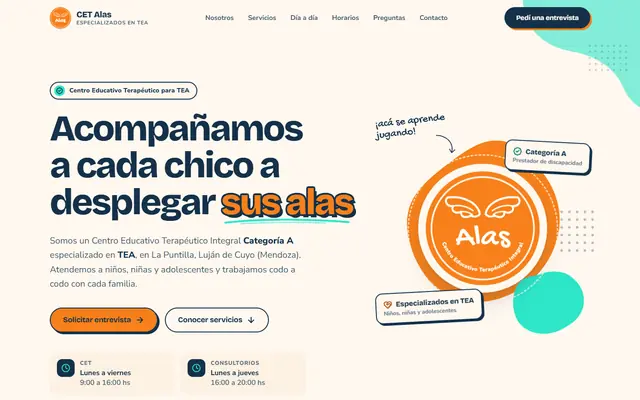 CET Alas — Health & education · Institutional site