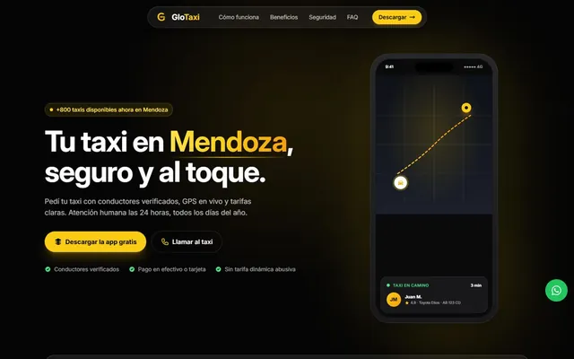 GloTaxi — Real-time urban mobility
