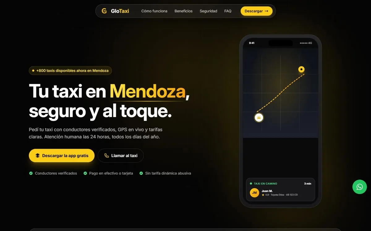GloTaxi — Movilidad urbana en tiempo real